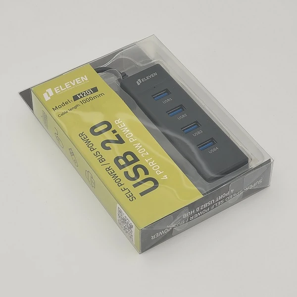 هاب USB 2.0 چهار پورت ELEVEN مدل H201 — تصویر ۶