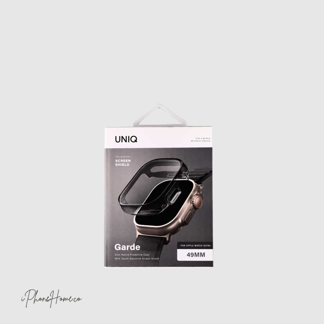 محافظ اپل واچ اولترا یونیک مدل GARDE 49MM دودی (7475)