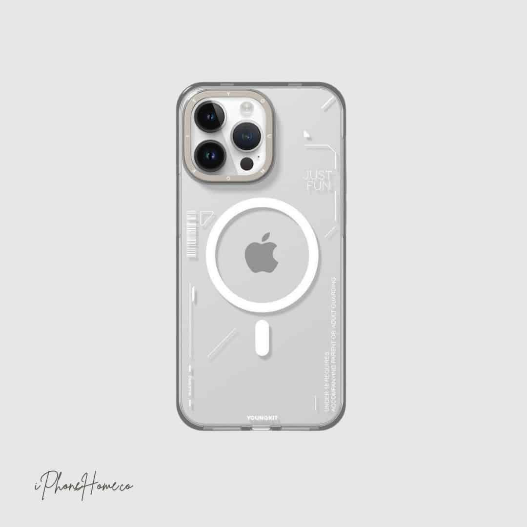 قاب یانگ کیت Just Fun مگ سیف شفاف مناسب iPhone 16 Pro Max (8064)