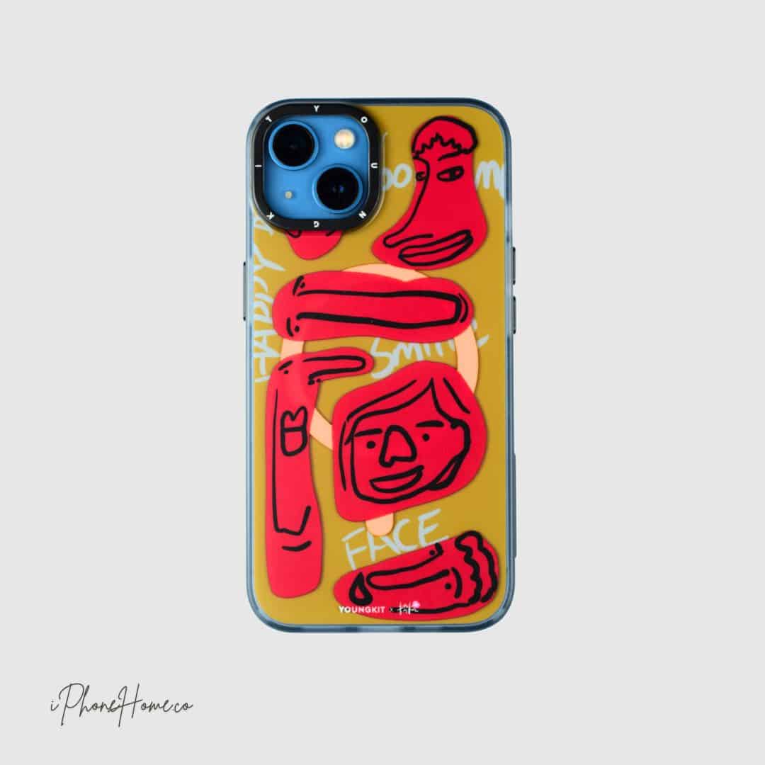 قاب یانگ کیت Golden Smile مناسب iPhone 13 (8067)