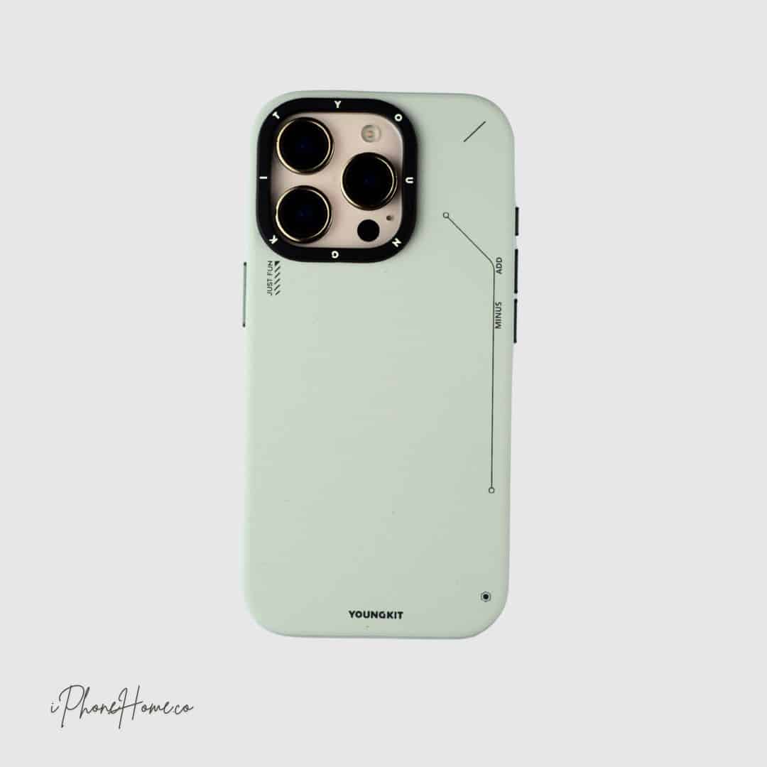 قاب یانگ کیت Simple Matte طوسی مناسب iPhone 16 Pro (8097)