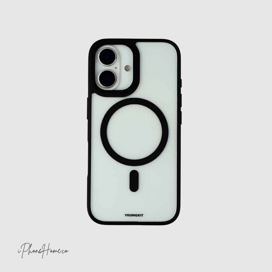 قاب یانگ کیت Gemstone مشکی مناسب iPhone 16 (8088)