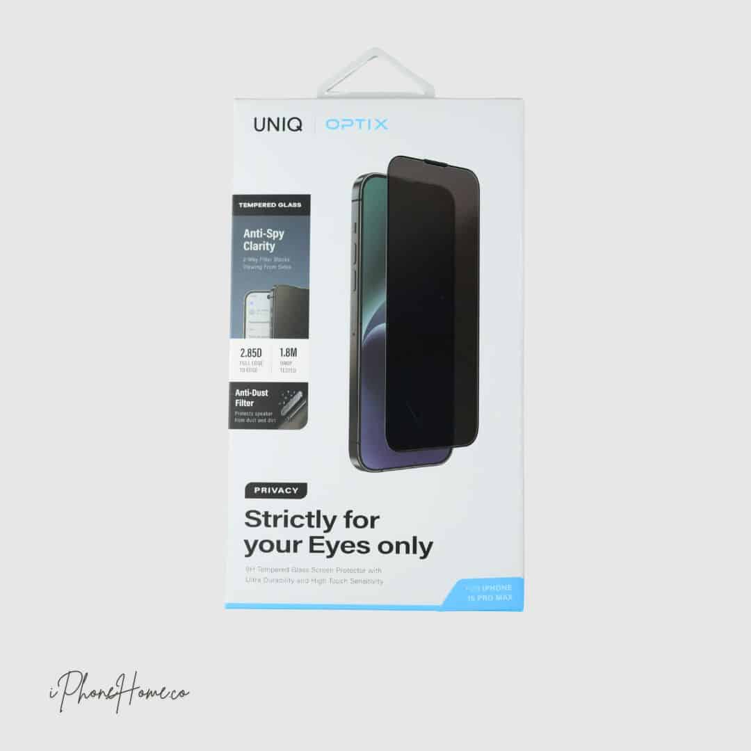 محافظ صفحه نمایش یونیک مدل Privacy مناسب iPhone 15 Pro Max (8004) — تصویر ۲
