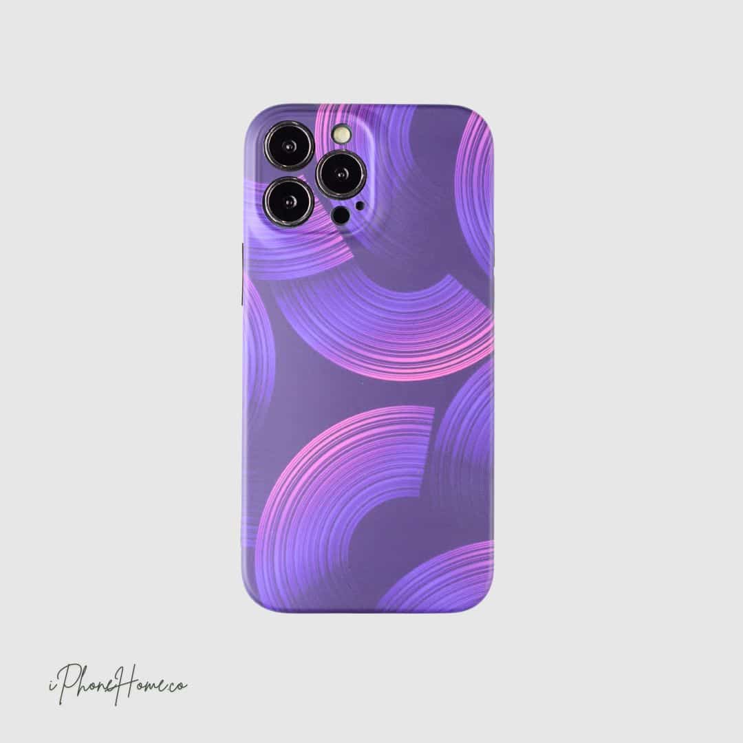 قاب فانتزی Purple Circles مناسب iPhone 13 Pro Max (7885)