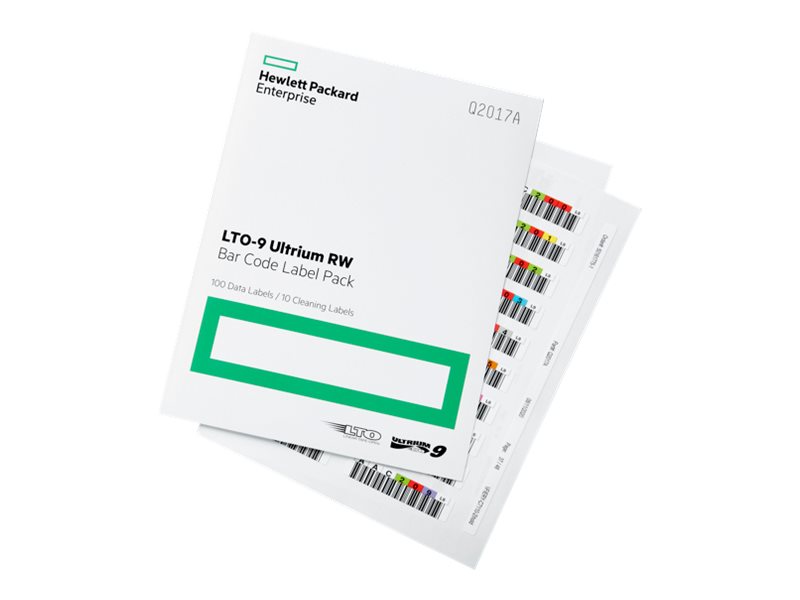 HPE LTO 9 Ultrium RW BarCode Label Pack Q2017A — تصویر ۲