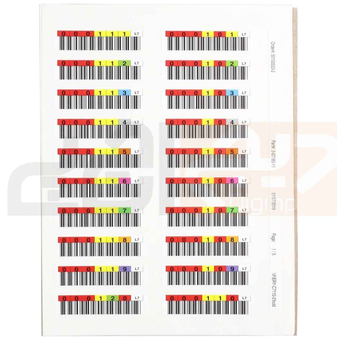 HPE LTO 9 Ultrium RW BarCode Label Pack Q2017A — تصویر ۳