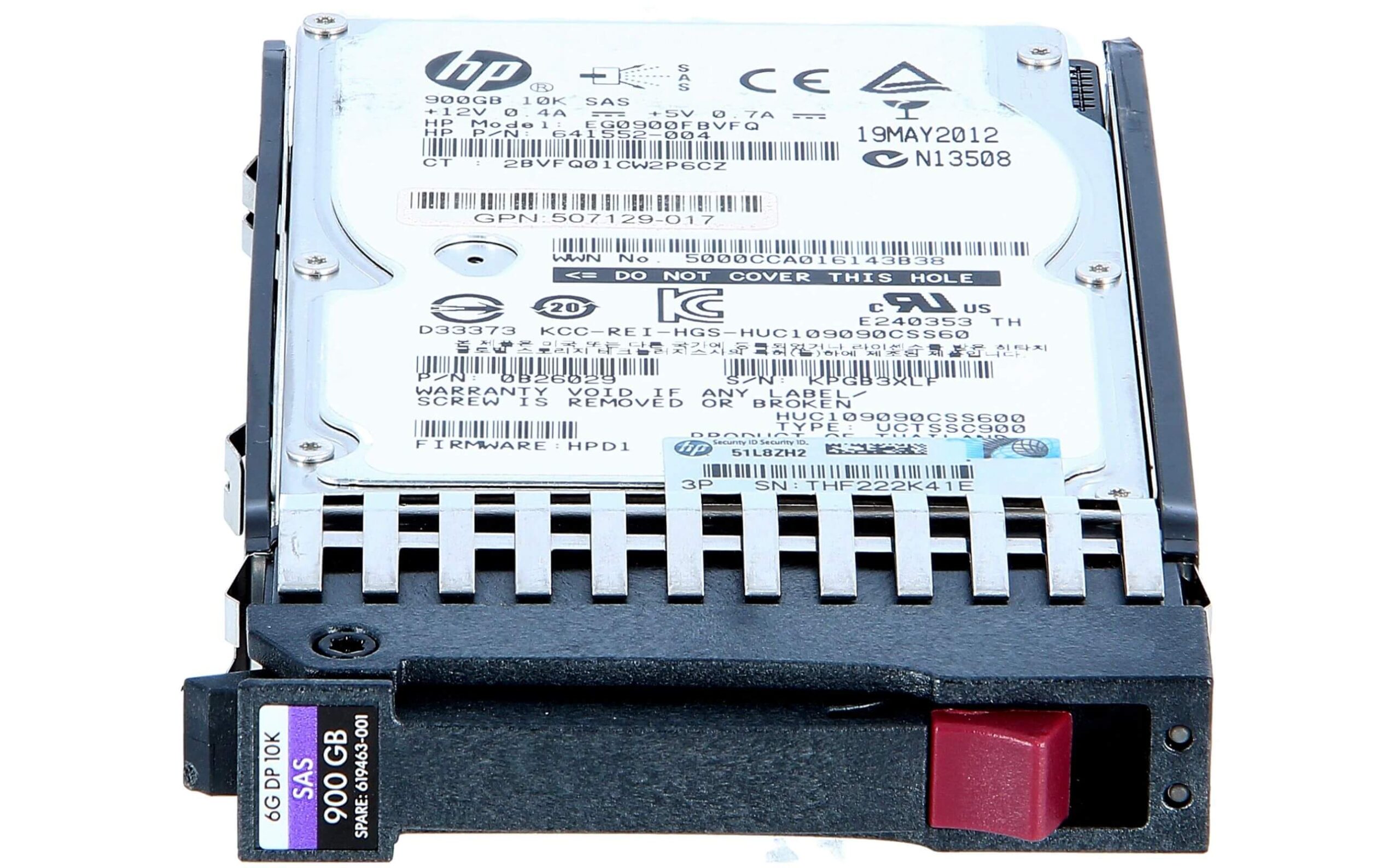 هارد سرور HP 600GB SAS 10K 6G SFF G7 — تصویر ۷