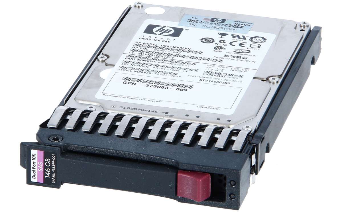 هارد سرور HP 146GB SAS 10K SFF G7 — تصویر ۴