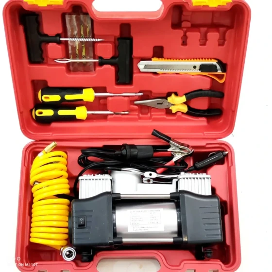 کیت کامل کمپرسور فندکی دو سیلندر توربو قرمز اصلی TURBO PM12V — تصویر ۴
