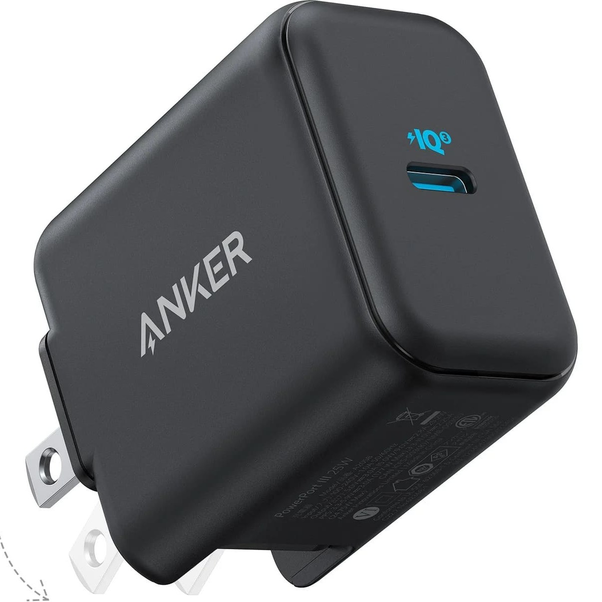 شارژر دیواری 25 وات USB-C انکر مشکی مدل A2058