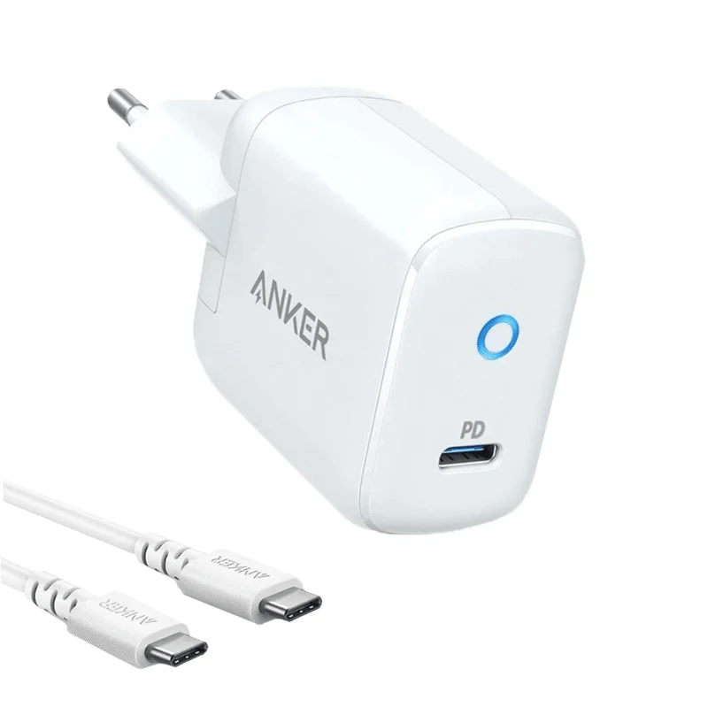 شارژر دیواری انکر مدل B2019 به همراه کابل USB-C