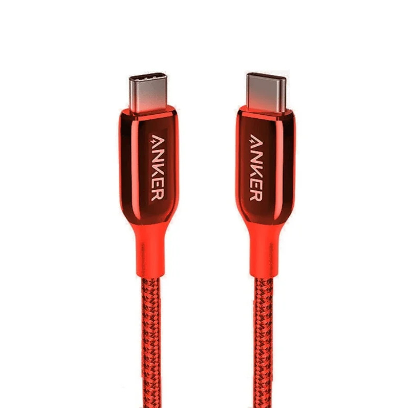 کابل USB-C انکر مدل A8862 طول 0.9 متر قرمز