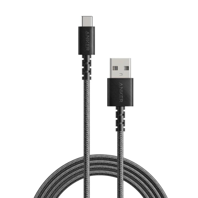 کابل تبدیل USB به USB-C انکر مدل A8023 طول 1.8 متر مشکی