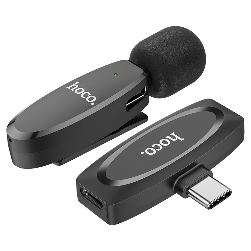 میکروفون بی سیم برند هوکو HOCO مدل L15 Type C با سری تایپ سی — تصویر ۲