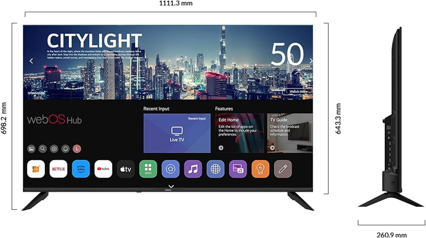 تلویزیون 50 اینچ استار ایکس 4K اسمارت WebOS مدل 50UH690OS — تصویر ۳