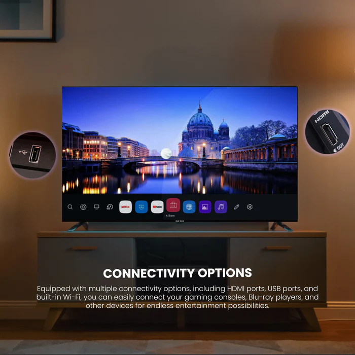 تلویزیون استار ترک 65 اینچ 4K اسمارت با webOS Hub مدل ST65K-LG2200WEB — تصویر ۵