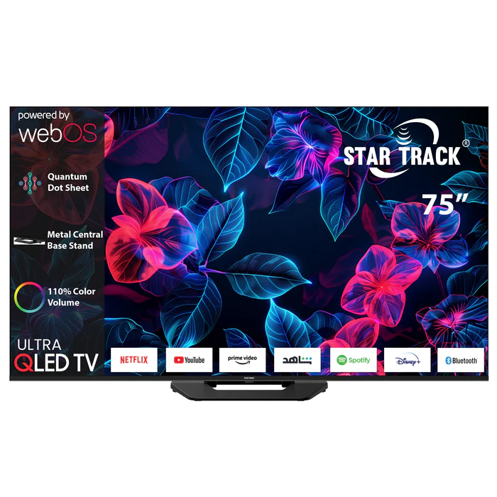 تلویزیون استار ترک 75 اینچ Ultra QLED 4K HDR10+ با سیستم عامل webOS مدل ST-75KQ-KT2400WEB — تصویر ۲