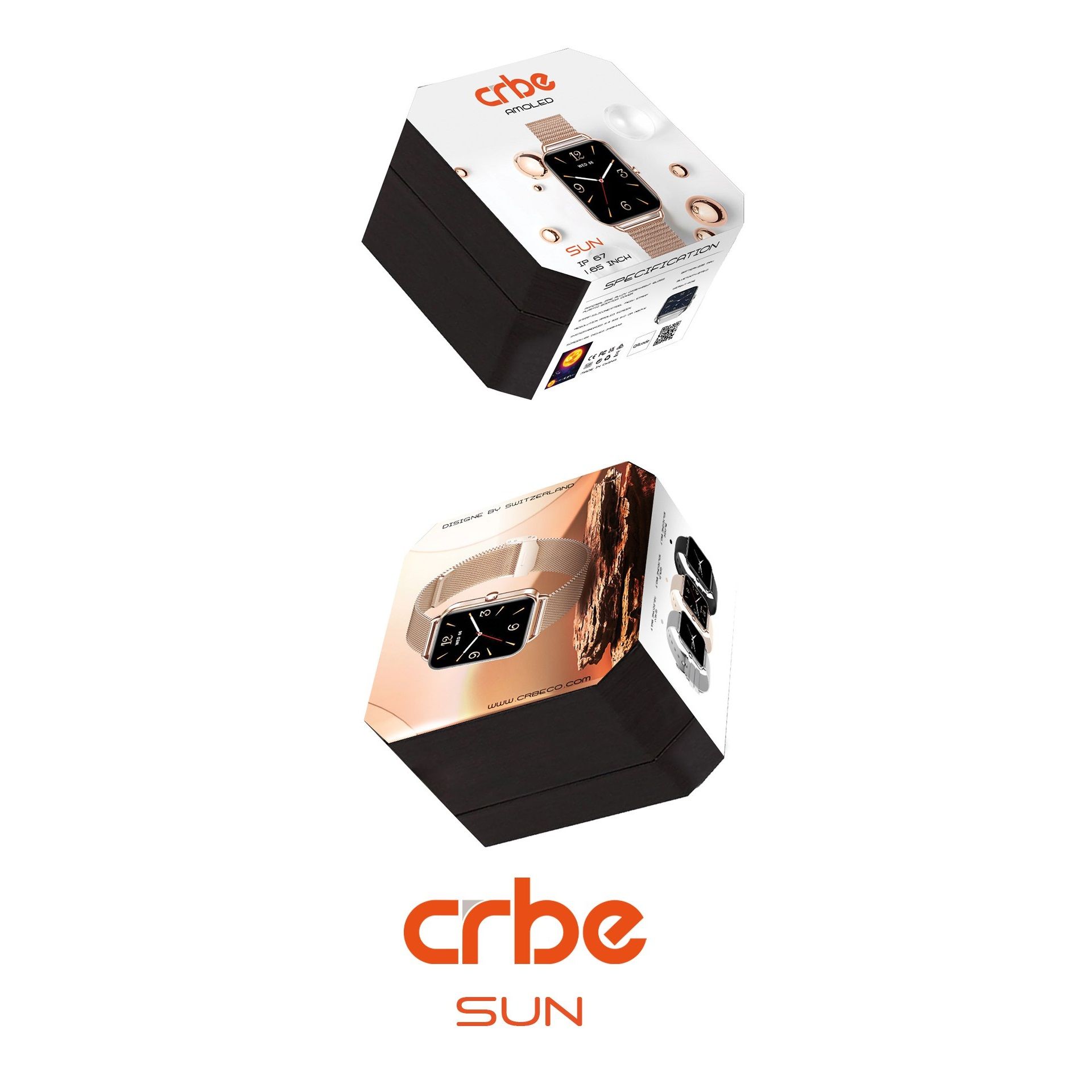 ساعت هوشمند کربی CRBE مدل SUN — تصویر ۸