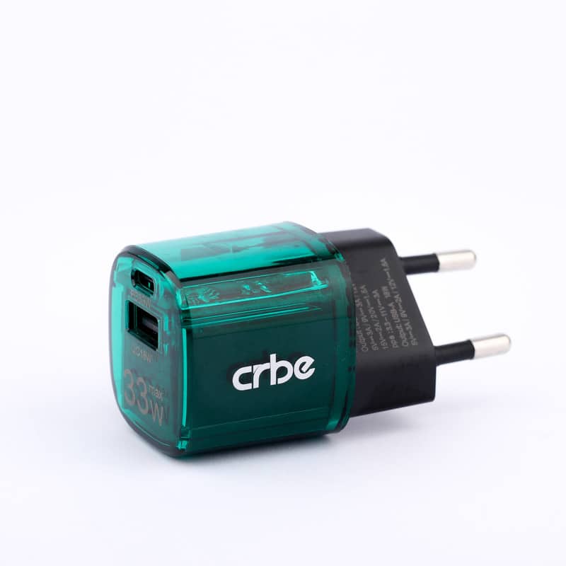 شارژر دیواری 33 وات کربی (Crbe) مدل CR-R102 GaN — تصویر ۳