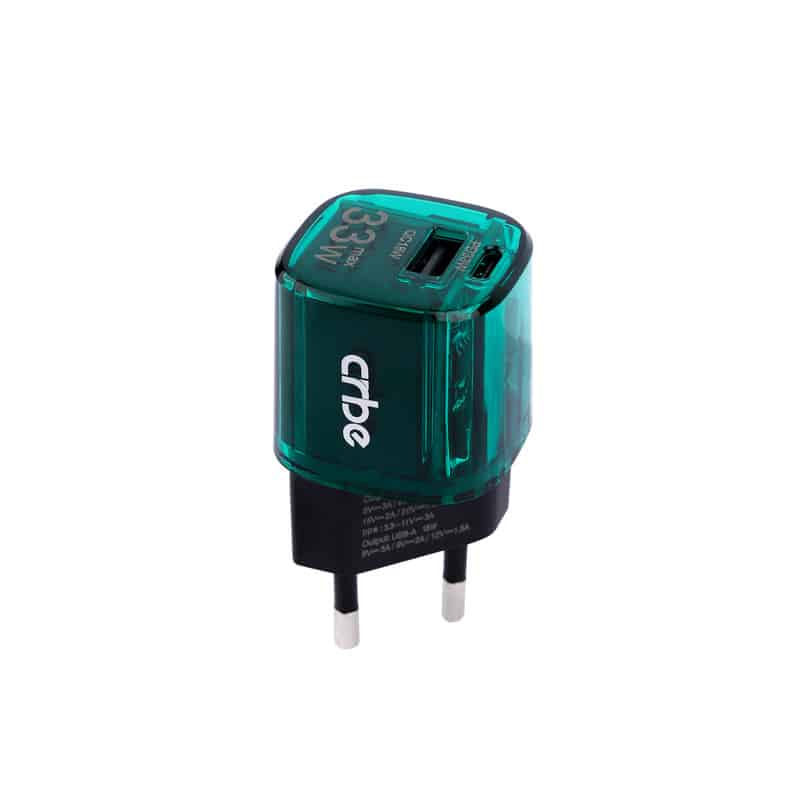 شارژر دیواری 33 وات کربی (Crbe) مدل CR-R102 GaN — تصویر ۵