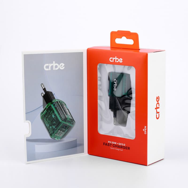 شارژر دیواری 33 وات کربی (Crbe) مدل CR-R102 GaN — تصویر ۶