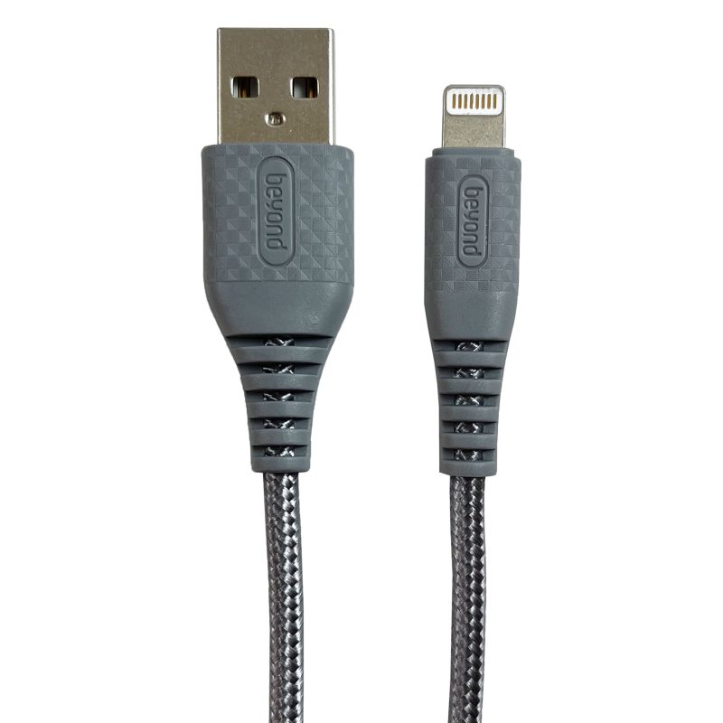 کابل تبدیل USB به لایتنینگ بیاند beyond مدل BA-316 طول 2 متر — تصویر ۲