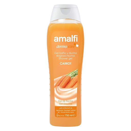 شامپو بدن 750 میل هویج امالفی-Amalfi Dermo Care Shower Gel, Carrot, 750 ml — تصویر ۴