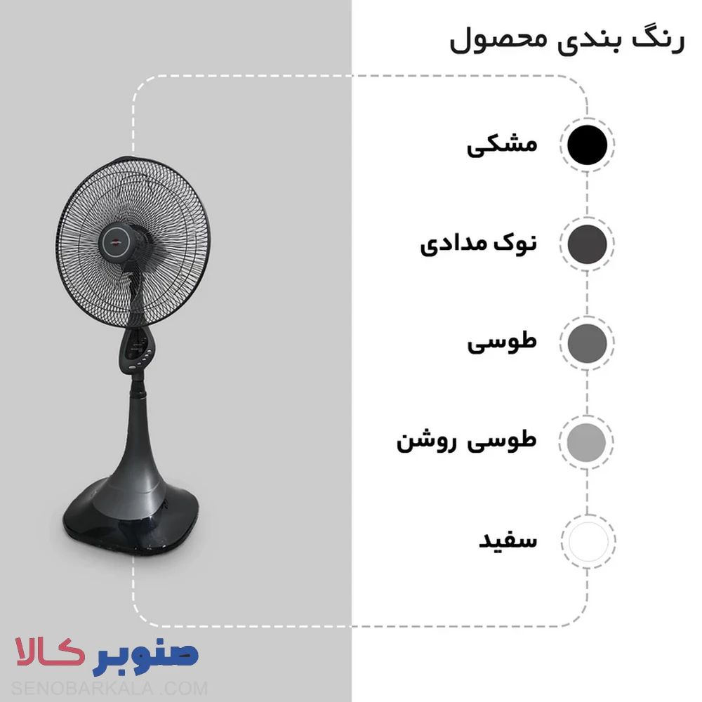 پنکه پارس خزر مدل ES-4070RW — تصویر ۶