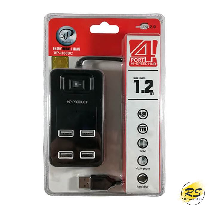 هاب USB XP مدل H809 — تصویر ۴