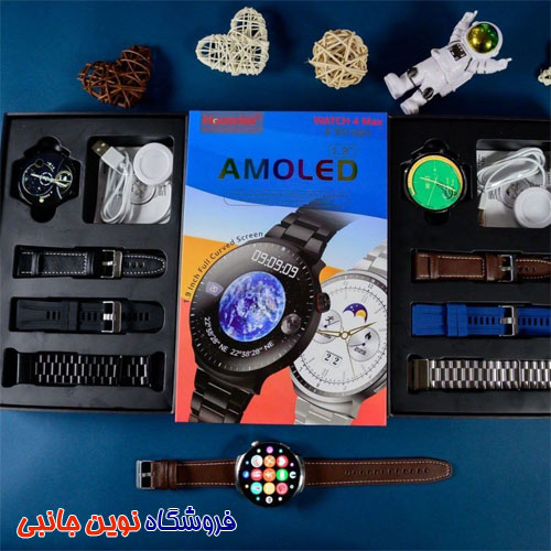 ساعت هوشمند هومتل 4 Max AMOLED با صفحه نمایش کامل | Generic Hommtel Smart Watch 4 Max AMOLED (تک / عمده ) — تصویر ۲