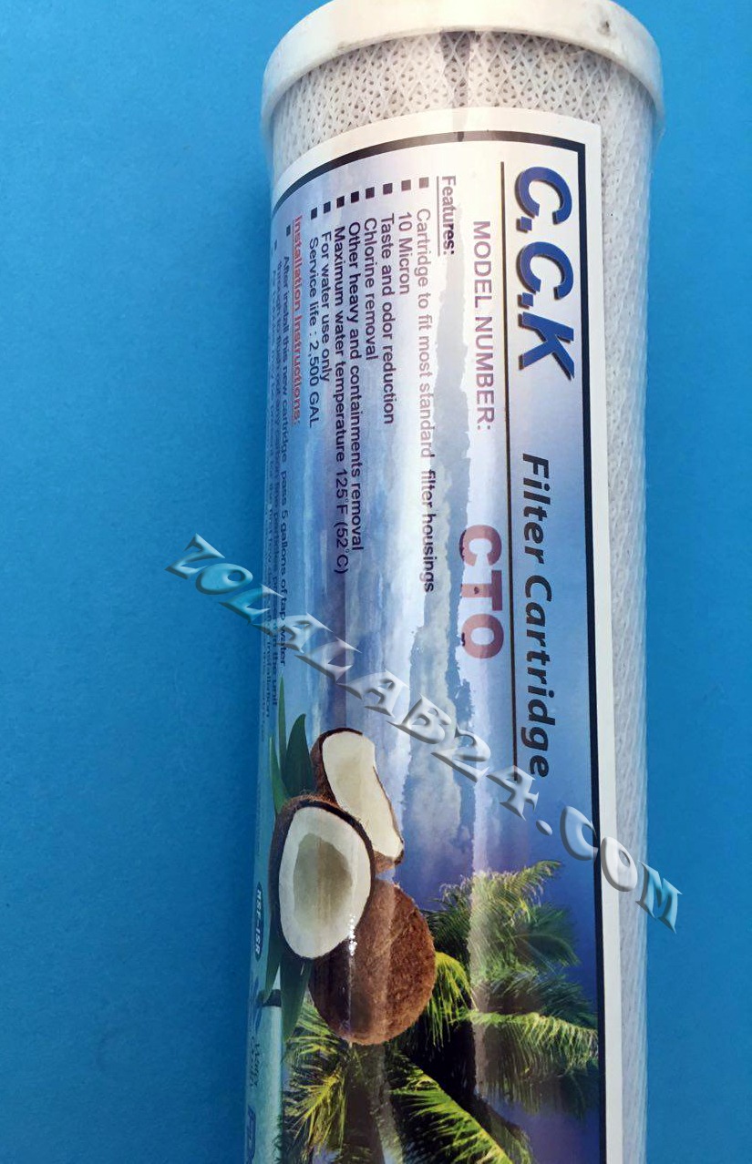 فیلتر کربن بلاک CCK مدل CTO (کربن فشرده) — تصویر ۳