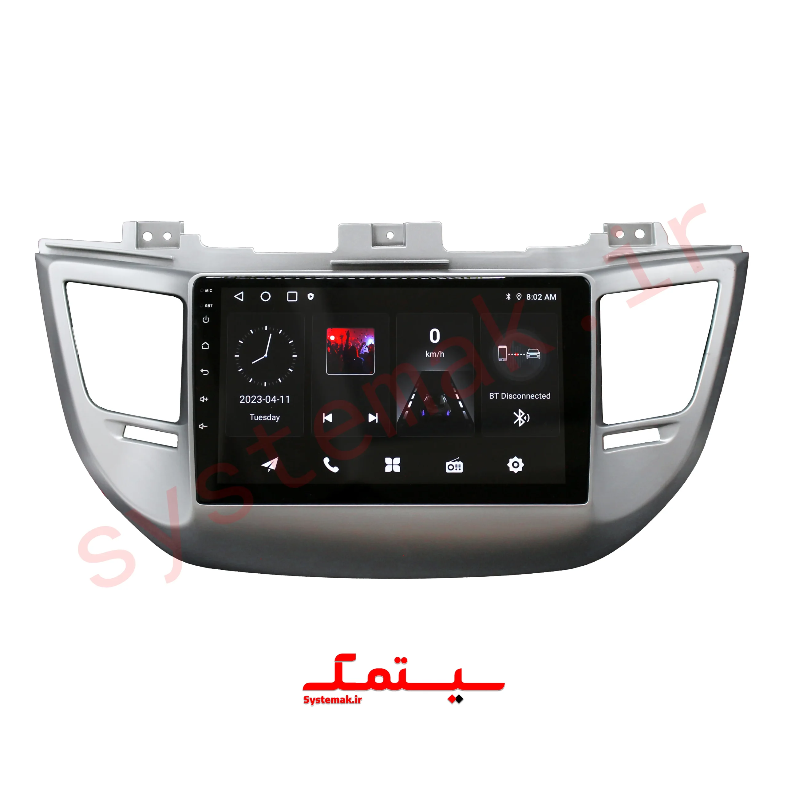 مانیتور اندروید برای ماشین توسان 2018 | 11 اینچ