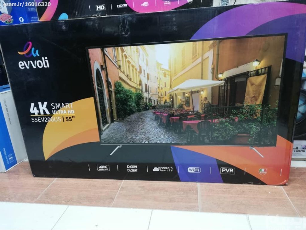 تلویزیون ایوولی 55 اینچ مدل 55EV200US — تصویر ۳