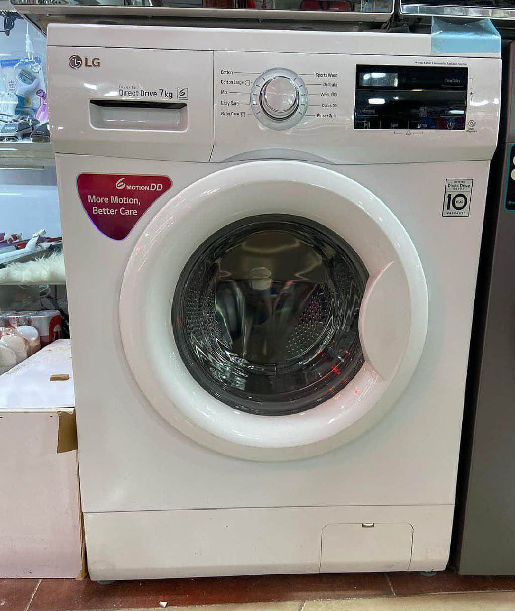 مشخصات ماشین لباسشویی ال جی 7 کیلویی بخارشوردار FH2J3 LG ا FH2J3 LG Washing Machines 7kg
