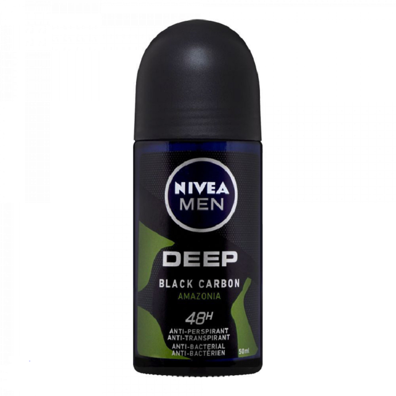 مام رول ضد تعریق مردانه نیوآ مدل Black Carbon حجم 50mL