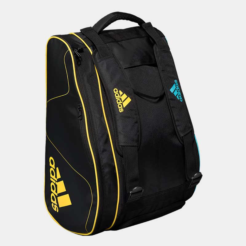 ساک پدل آدیداس مدل ADIDAS TOUR BLACK YELLOW/BLUE — تصویر ۲