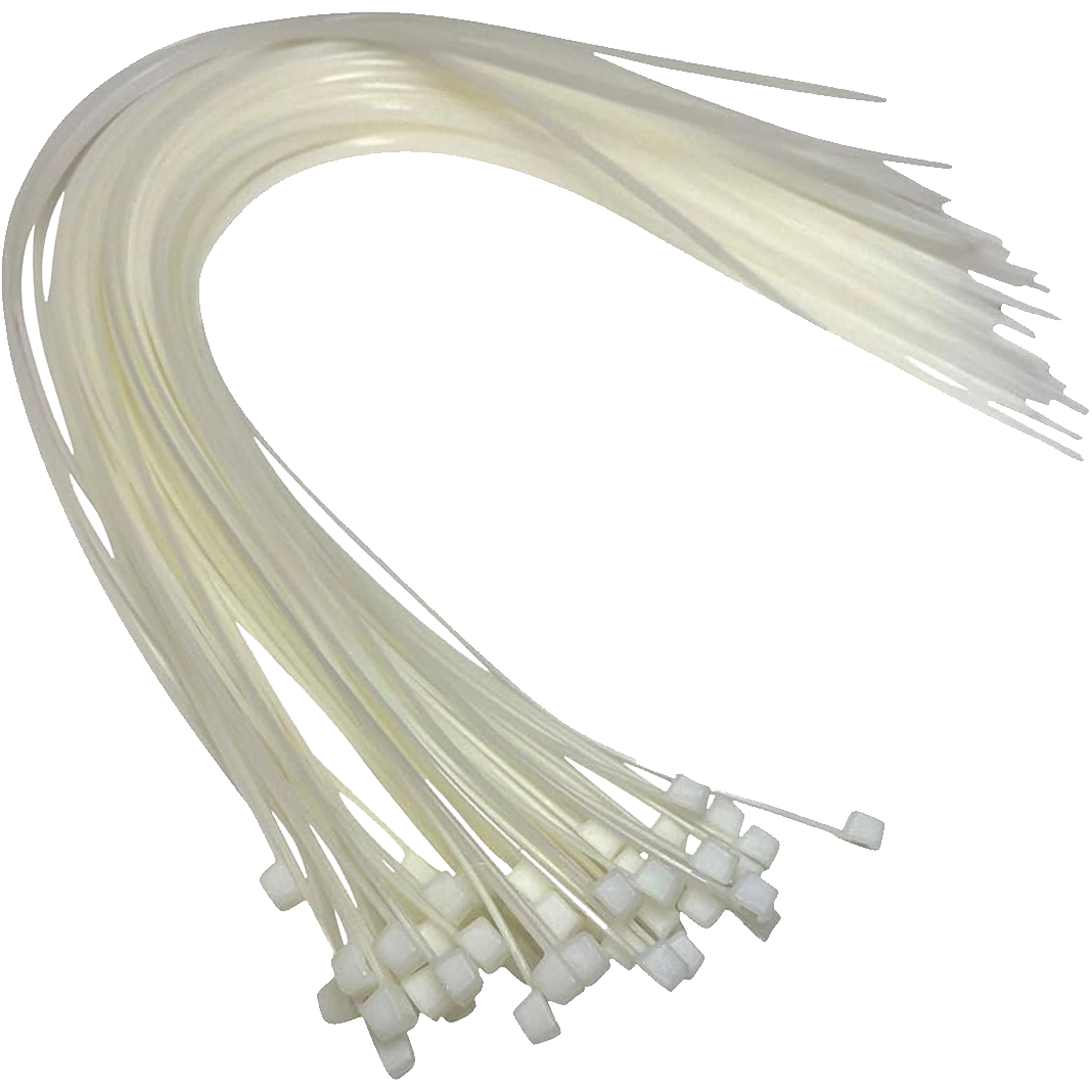 بست کمربندی سفید پلاستیکی ده عددی 4.8*500 G4-W