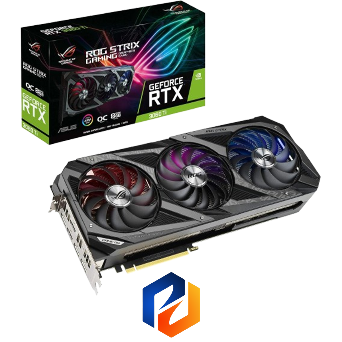 کارت ROG Strix GeForce RTX 3060 Ti OC Edition 8GB (استوک)
