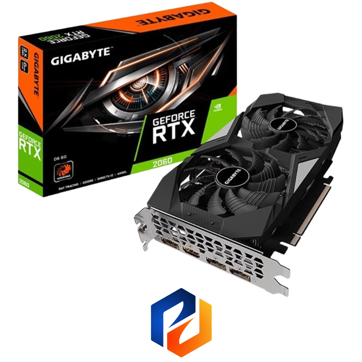 کارت گرافیک GIGABYTE RTX 2060 OC 6G (استوک)