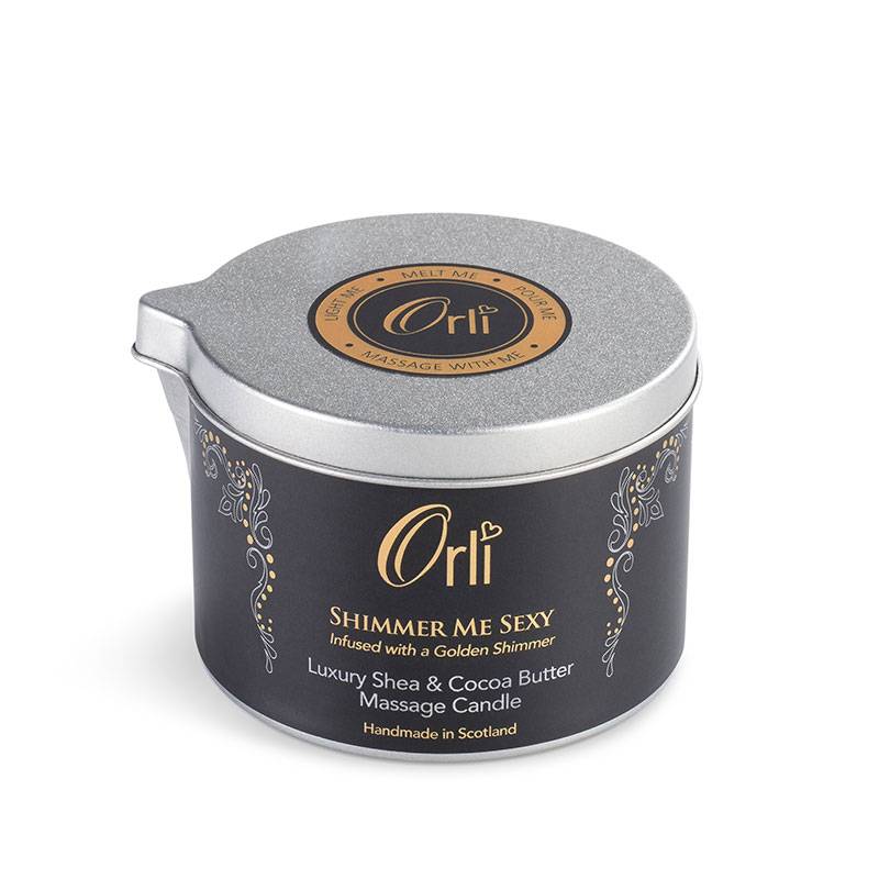 شمع ماساژ اورلی درخشان کننده بدن (زنانه) Orli Shimmer Me 160g — تصویر ۲