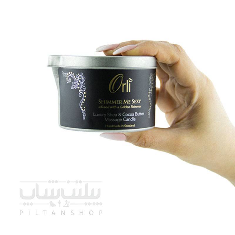 شمع ماساژ اورلی درخشان کننده بدن (زنانه) Orli Shimmer Me 160g — تصویر ۳