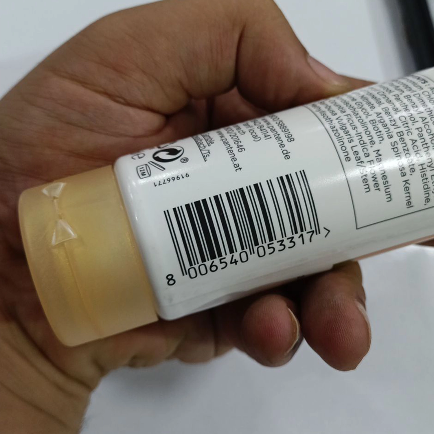 ماسک مو داخل حمام پنتن مخصوص مو های آسیب دیده مدل pantene pro-v damage defense حجم 160 میل — تصویر ۴