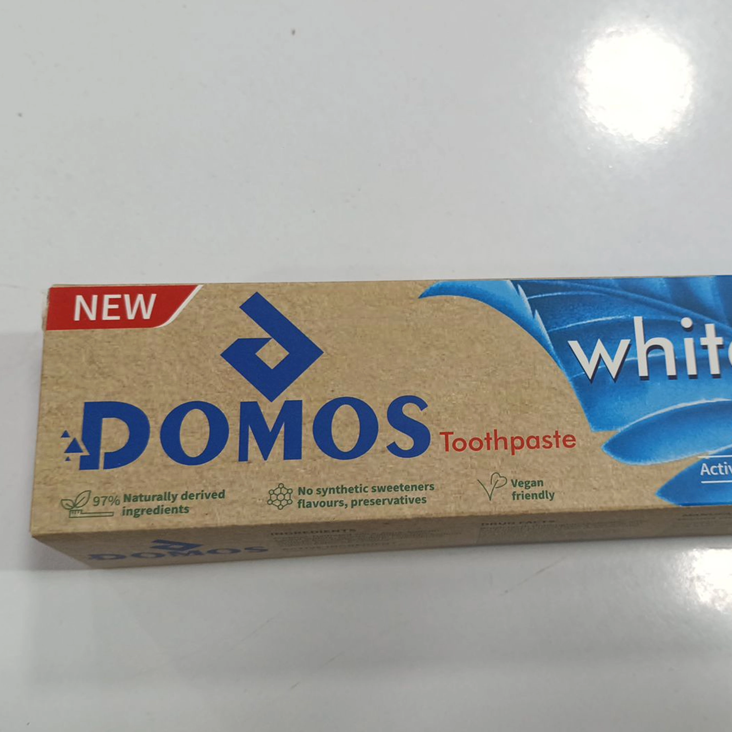 خمیر دندان دوموس Domos مدل Whitening اصل و اورجینال — تصویر ۳