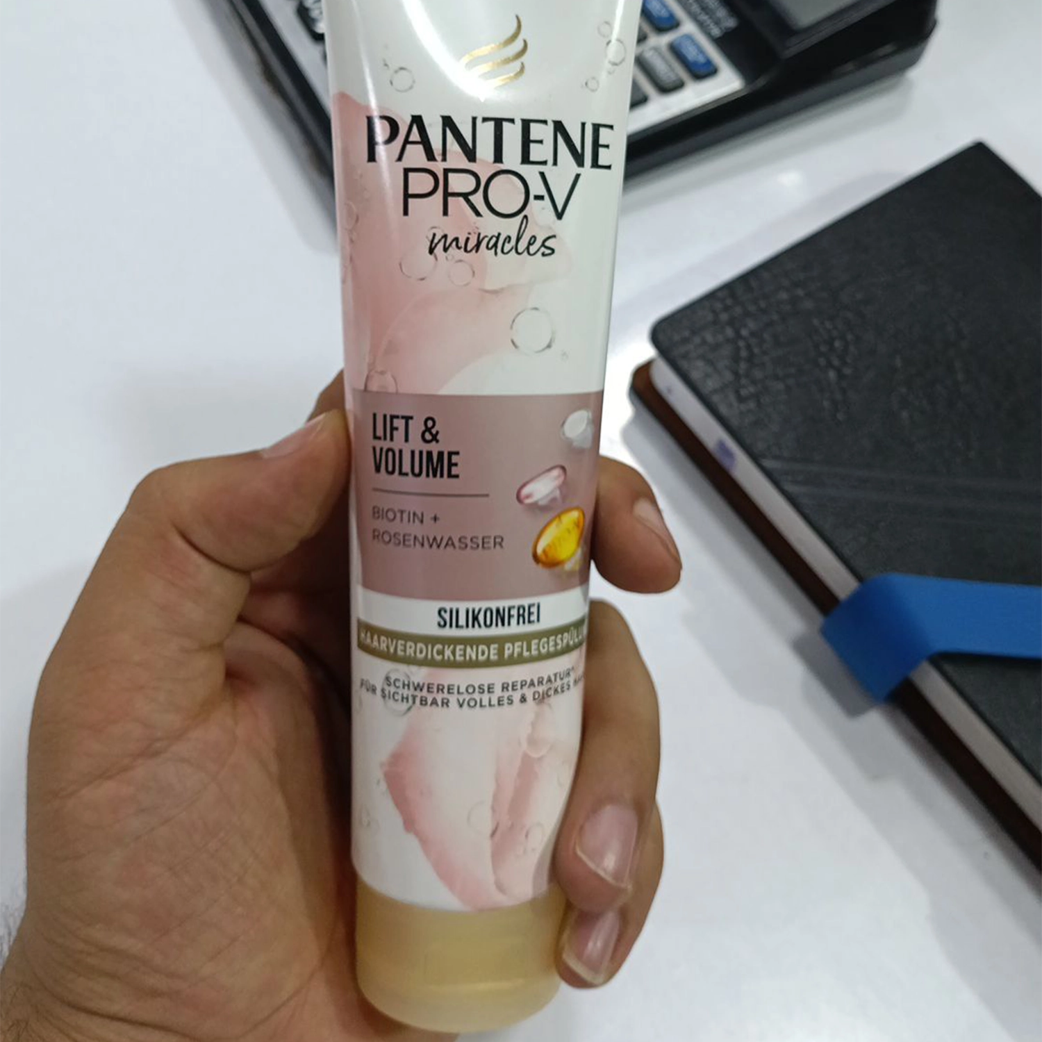 نرم کننده مو بدون سیلیکون پنتن برای موهایی پرپشت و ضخیم 160 ml — تصویر ۴