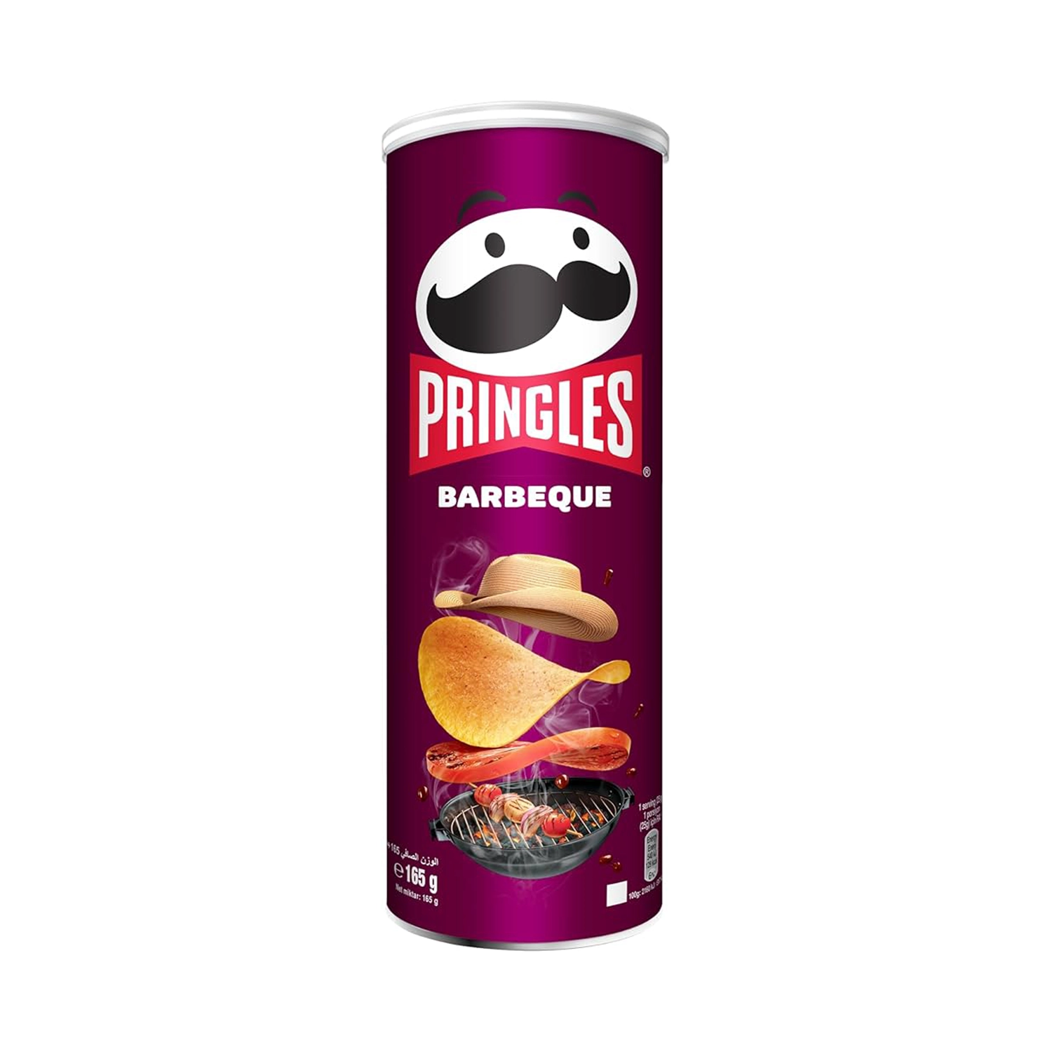 چیپس پرینگلز Pringles با طعم سس باربکیو Barbeque حجم 165 گرم — تصویر ۲