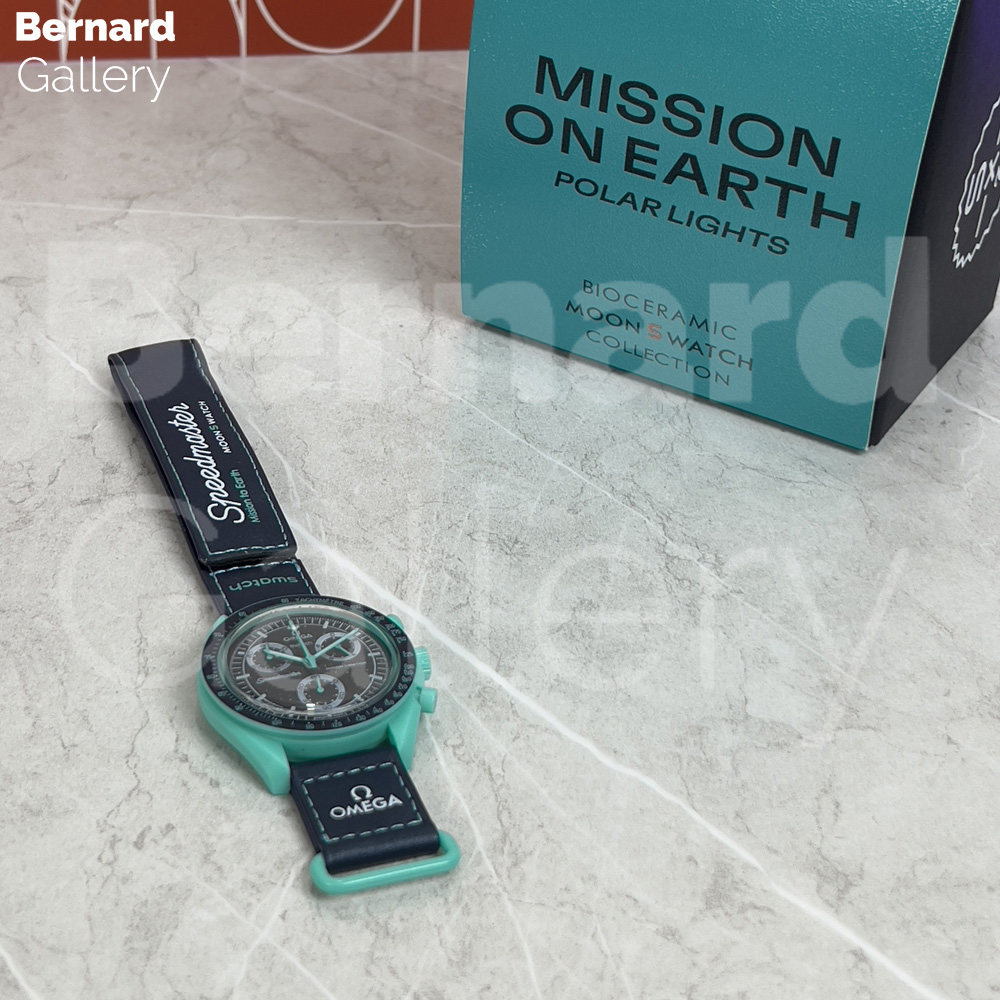 ساعت مچی امگا سواچ Omega Swatch Mission On EARTH-POLAR LIGHTS — تصویر ۳