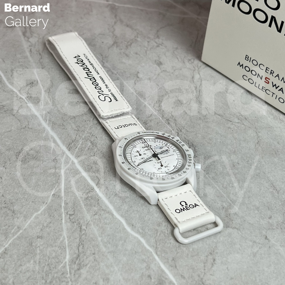 ساعت مچی امگا سواچ Omega Swatch Mission to MOONPHASE-FULL MOON — تصویر ۴