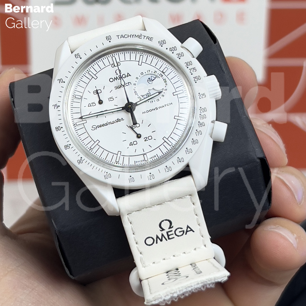 ساعت مچی امگا سواچ Omega Swatch Mission to MOONPHASE-FULL MOON — تصویر ۷