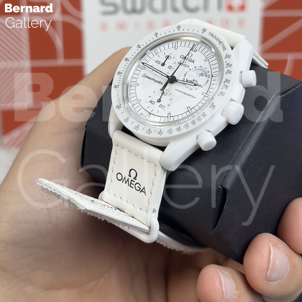 ساعت مچی امگا سواچ Omega Swatch Mission to MOONPHASE-FULL MOON — تصویر ۸