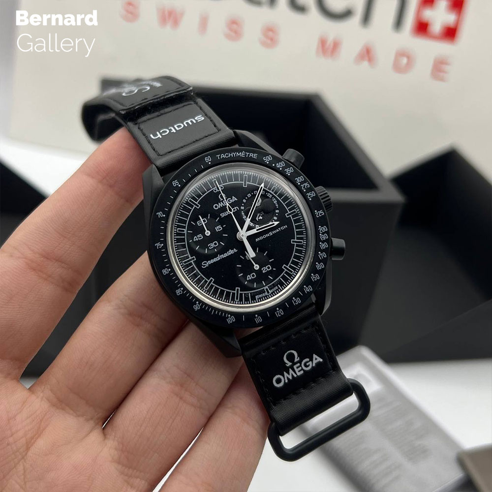 ساعت مچی امگا سواچ Omega Swatch Mission to MOONPHASE-NEW MOON — تصویر ۷